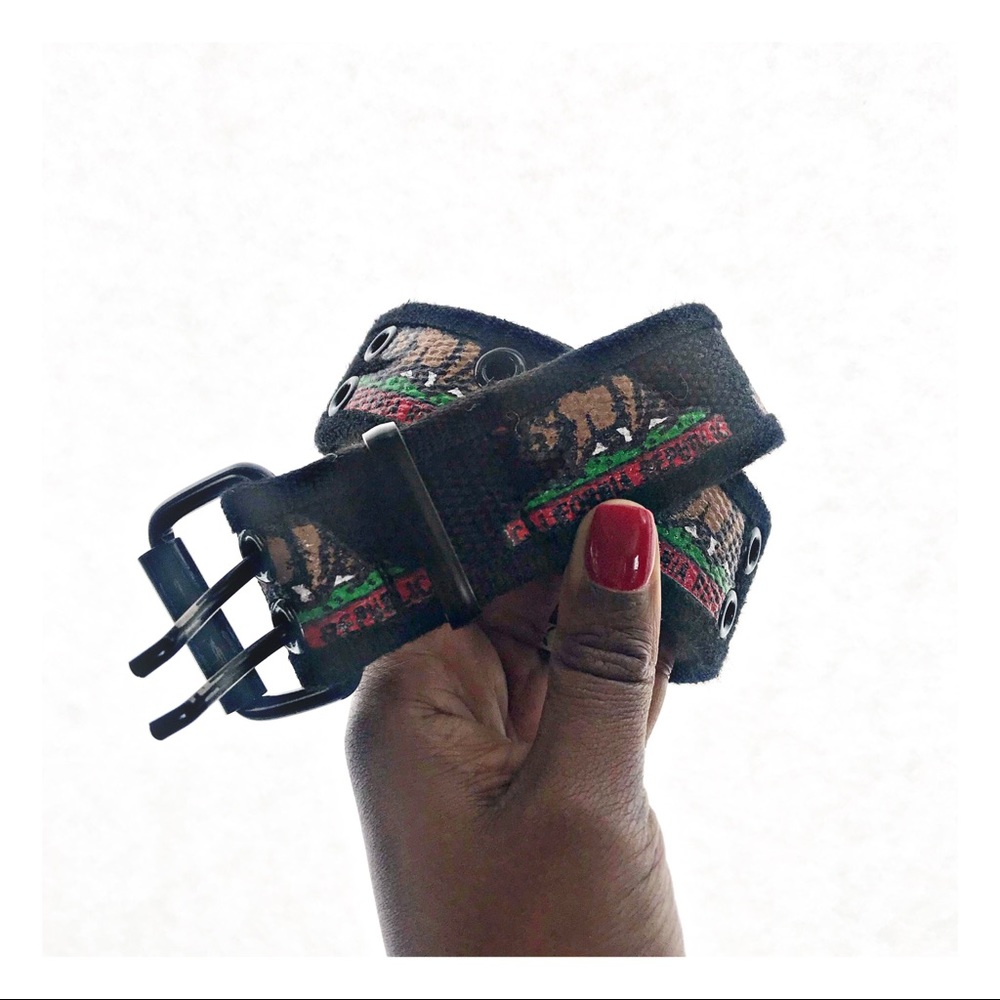 Men’s Black California Republic Belt